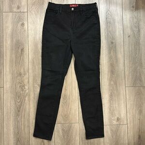 Lucky Brand Black Wash Olive High Rise Skinny Stretch Jeans 29" Inseam Size 10